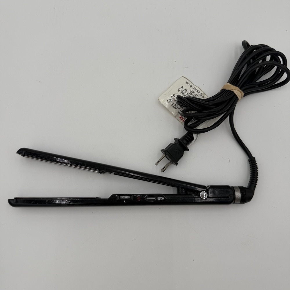 BABYLISS PRO Nano Titanium Thin Black 1" Hair Straightener Flat Iron 450F - Picture 4 of 9